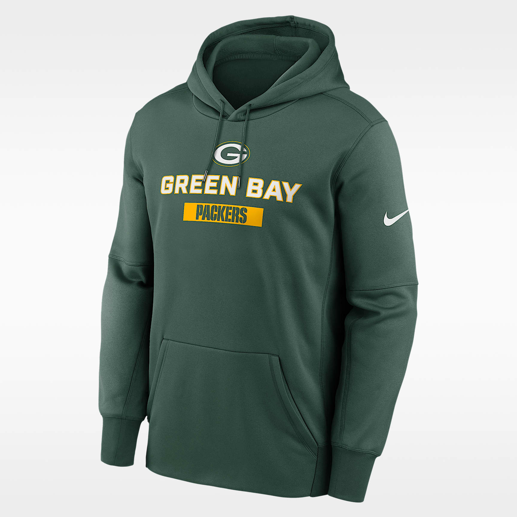 Green Bay Packers Toss Sweep Men's Nike Therma NFL Pullover Hoodie